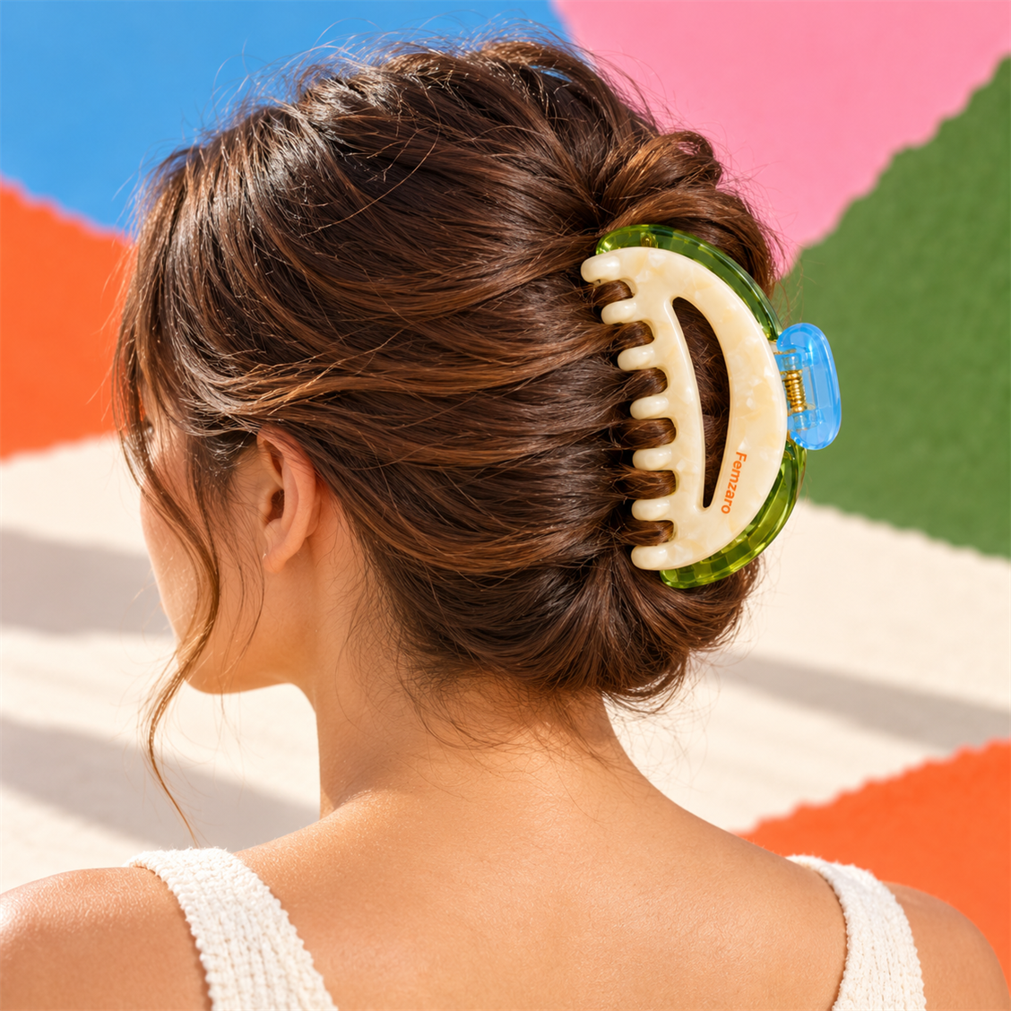 Femzaro Olive Cream Hair Claw