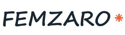 Femzaro hand-lettered wordmark