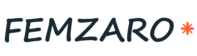 Femzaro hand-lettered wordmark
